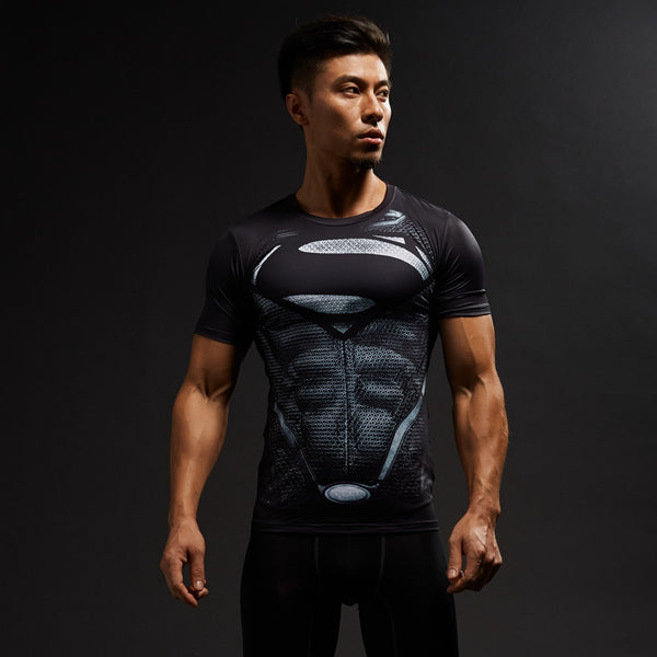 T Shirt de Compression Superman