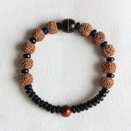 Bracelet Rudraksha de l'Himalaya