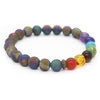 Bracelet "Energie Positive" + Pierres des 7 chakras