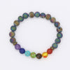 Bracelet "Energie Positive" + Pierres des 7 chakras