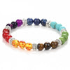 Bracelet "7 chakras" en pierres naturelles