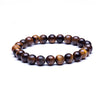 Bracelet de 24 perles en Oeil de tigre - bracelet de protection