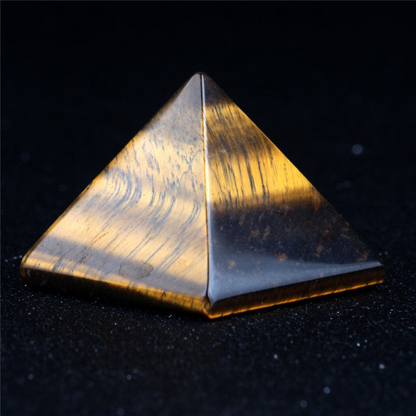 Pyramide en Pierre Semi-précieuse Chargée en Energie Reiki