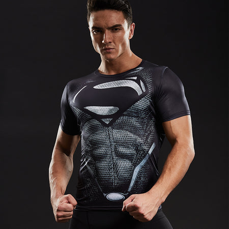 T Shirt de Compression Superman