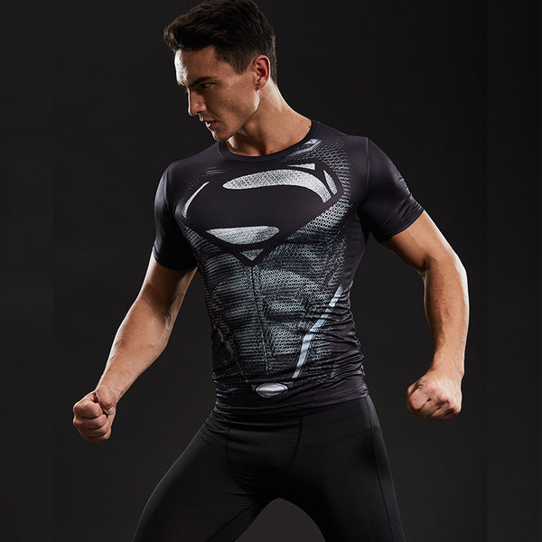 T Shirt de Compression Superman