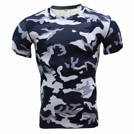 T Shirt de Compression Camouflage