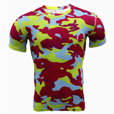 T Shirt de Compression Camouflage