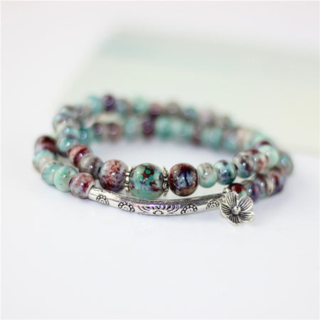 Bracelet en Perles de Céramique - 3 couleurs disponibles