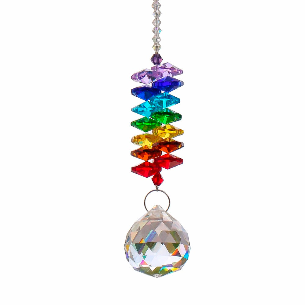 Graine Amrita en cristal attrape soleil 7 chakras - Coralie-shop