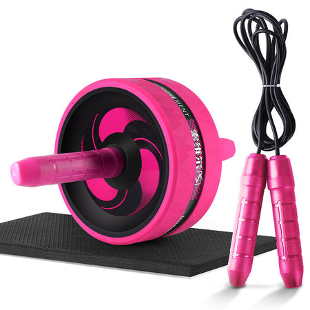 Pack Ultra Fitness : Roue Abdominale + Tapis + Corde à Sauter
