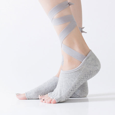 Chaussettes de Yoga Antidérapantes 