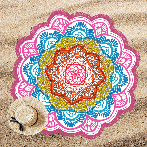 Toile Mandala "Fleur de Lotus" - 6 couleurs disponibles