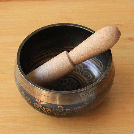 Bol Chantant Tibétain de Méditation Martelé à la Main