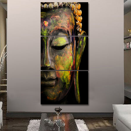 Edition limitée - Superbe peinture Feng Shui Bouddha