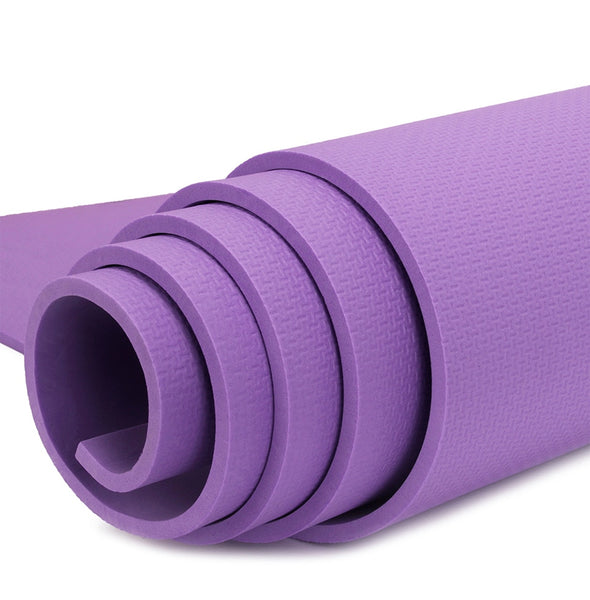 Tapis de Yoga 6mm antidérapant - 3 couleurs disponibles