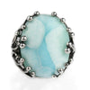 Bague "Beauté de l'Atlandide" en Larimar