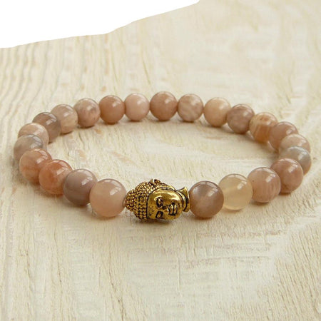 Bracelet Bouddha en Pierre de Soleil