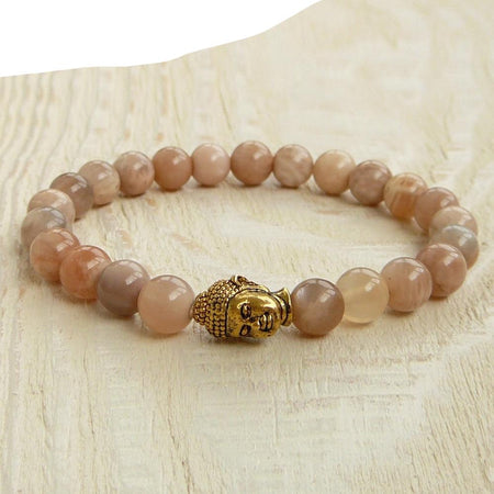 Bracelet Bouddha en Pierre de Soleil