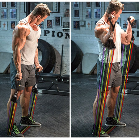 Bandes de résistance élastiques pour fitness